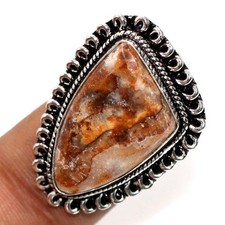Apple Valley Agate 925 Silver Plated Ring US 6.5 Most Loved Gift Trendy GW