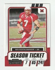 2021 Panini Contenders Draft Picks #12 Ben Roethlisberger card