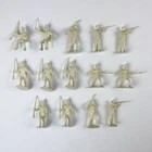 Marx Vtg Davy Crockett Alamo Cream Shako Hat Mexican Army Figures 1950s