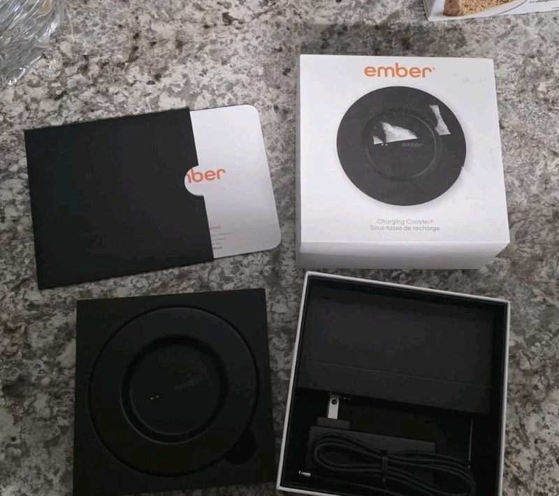 New Ember Charging Coaster Black