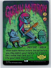 Magic the Gathering Foil Goblin Matron Secret Lair Borderless MTG Free Shipping!