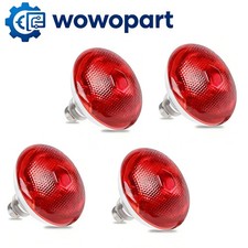 150W Chicken Heat Lamp Bulbs, Infrared Heat Food Service,Pet, Reptile 4 Pack 