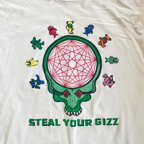 T-shirt homme Grateful Dead King Gizzard grande couleur crème #620 - Photo 2/3
