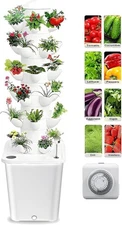 Hydroponics Growing System Kit - Vertical Hydroponic Garden Tower for Lettuce...
