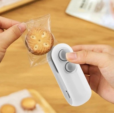 Portable Electric Heat Sealer Sealing Machine Household Plastic Bag Cutter