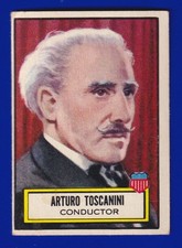 ARTURO TOSCANINI 1952 TOPPS LOOK 'N SEE #117 VERY GOOD