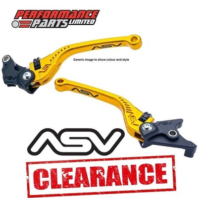 Honda VT750 Shadow 1998 - 2025 ASV C5 Front Brake & Clutch Levers - Long Gold