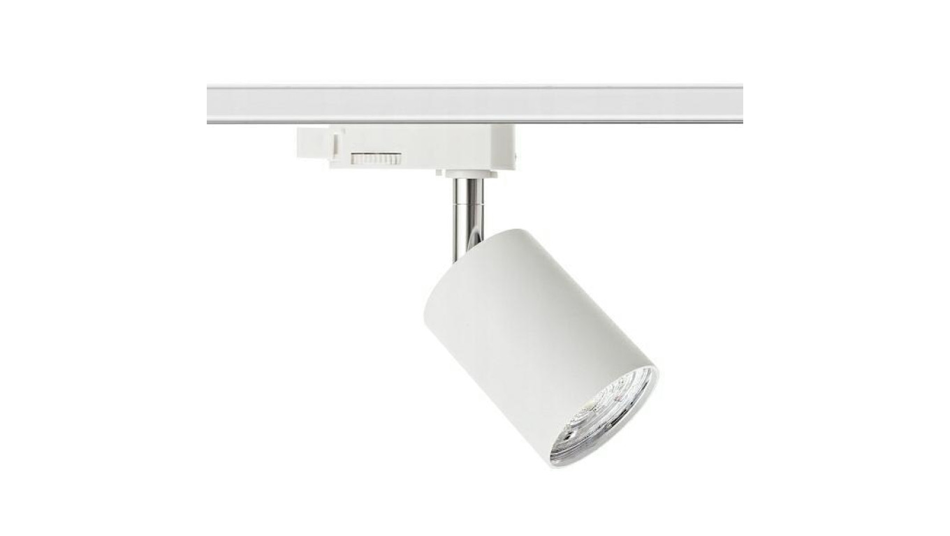 Лампа SIENA-Дорожка-ALU-WS-1F бяла с сребренным отверстием 1xgu10 LUXsystem-1F na 6690₽