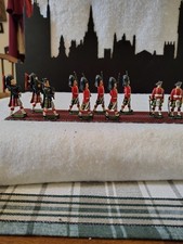 W.Britains - 10 Various Scottish Regiments Figures