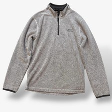 Weird Fish 1/4 Zip Fleece Size S Light Brown ...