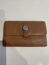 HERMES leather wallet purse used