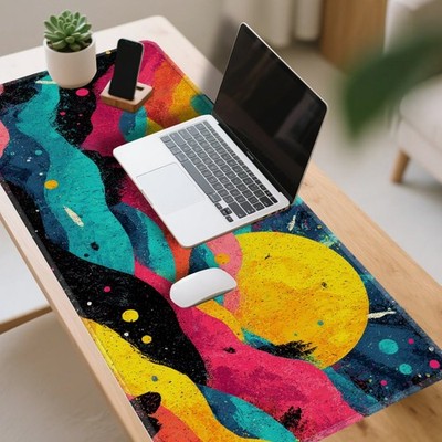 40*90cmXXL XL L M Large Gaming Desk Mat & Mouse Pad - XXLXLLSizes - Turquoise Cy