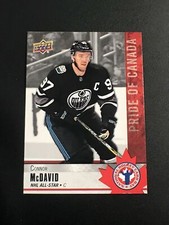 2020 UD CONNOR MCDAVID NATIONAL HOCKEY CARD DAY PRIDE OF CANADA SHIPPED IN PWE