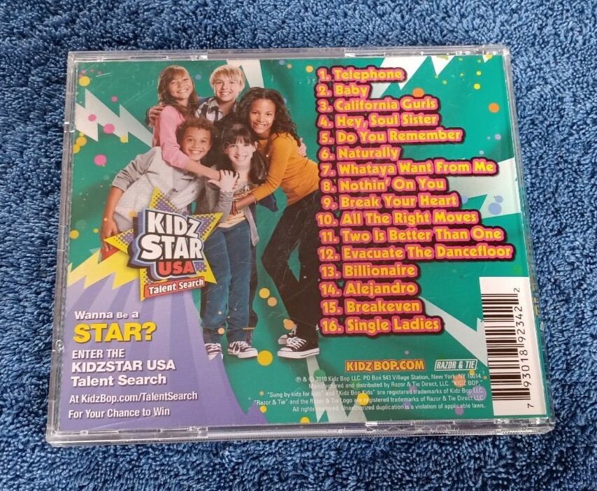 Kidz Bop 18 by Kidz Bop Kids CD 2010 Telephone Baby Hey Soul
