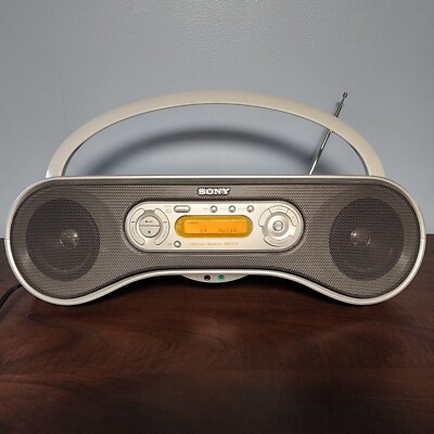 SONY ZS-SN10 Atrac3plus Portable Boombox CD MP3 AM/FM Stereo SONY ZS-SN10 Atrac3plus Portable Boombox CD MP3 AM/FM Stereo