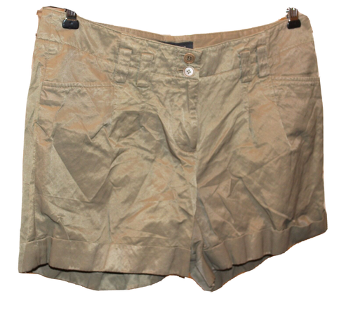 Talbots Women Olive Green Cargo Shorts 