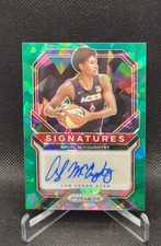 2021 Panini Prizm WNBA Signatures Green Ice Prizm Angel McCoughtry #SG-AMC Auto