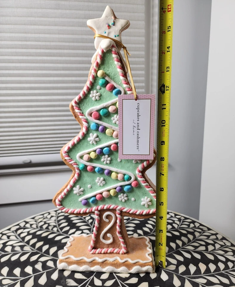 CUPCAKES AND CASHMERE GINGERBREAD CHRISTMAS TREE. SUPER CUTE! - Image 3 of 4