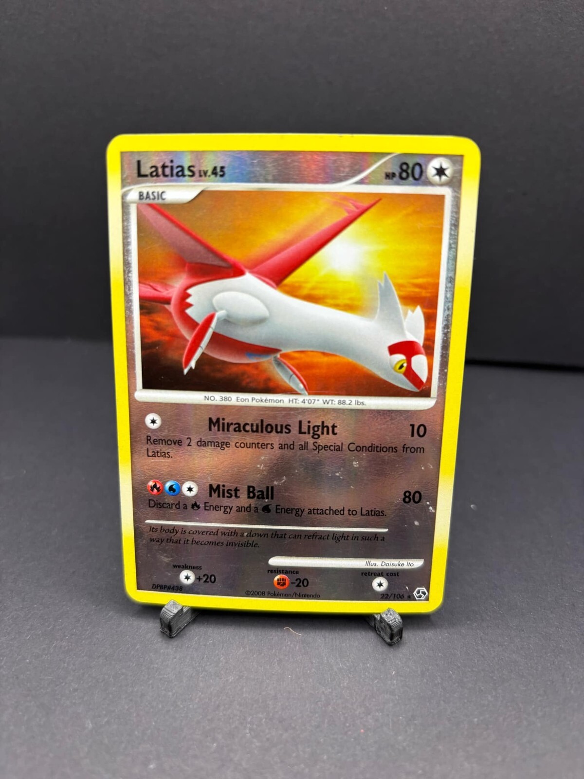 Latias 22/106 (Reverse Holo) D&P Great Encounters Rare Pokemon - MP