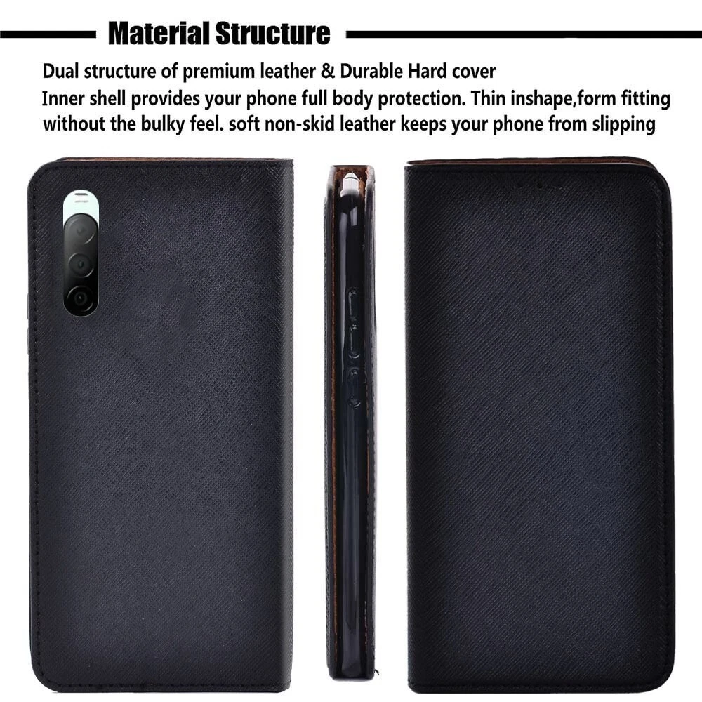 Printed Leather Phone Stand Cover Case For Sony Xperia L4/Xperia 1 10 II III IV - Picture 2 of 14