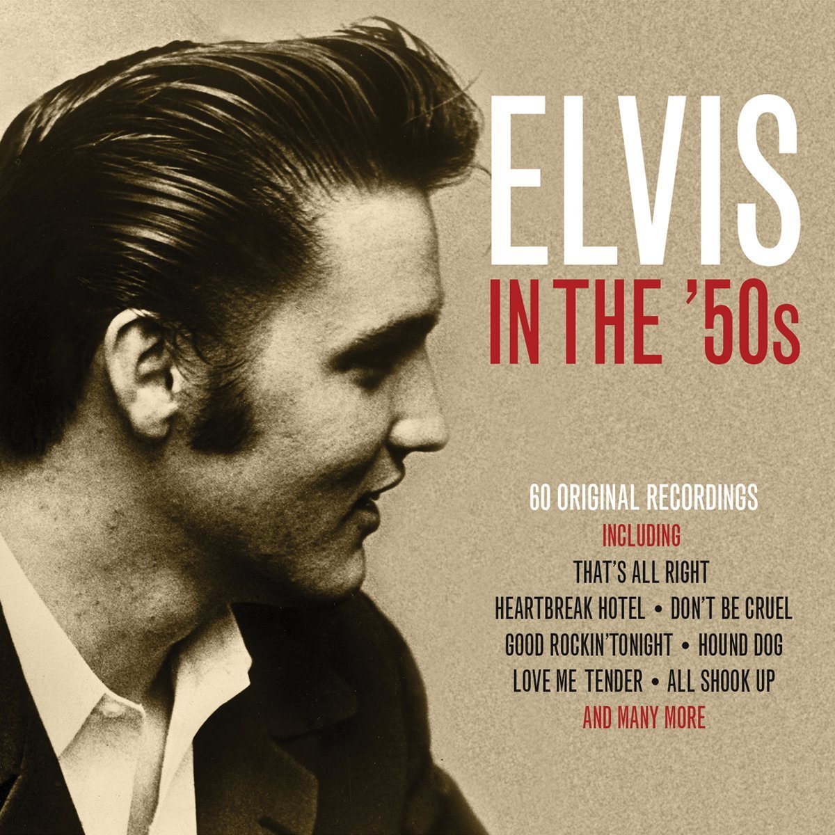 Elvis Presley In The '50s 3 CD Set hound Dog Don't Be Cruel Love me Tender +More