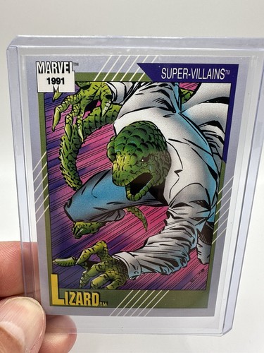 Tarjeta de colección 1991 Impel Marvel Universe serie 2 Lizard #87 - Imagen 3 de 3