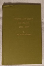 New Hampshire Residents 1633&ndash;1699 (Jay Mack Holbrook)