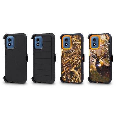 Custodia Antishock Otterbox Style Custodia Robusta Per Motorola Moto G Play 2024 - Con Clip Da Cintura, Vetro Temperato, Protezione 360° Case Antivurto Per Moto G Play - Foto 4