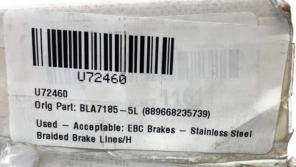Kit de línea de freno de acero inoxidable EBC, 2001 Chevrolet Silverado 1500 HD (2x4) 4 puertas Foto 4 de 4