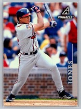 💎1998 Pinnacle Baseball Away Stats #37 Andruw Jones - Atlanta Braves💎