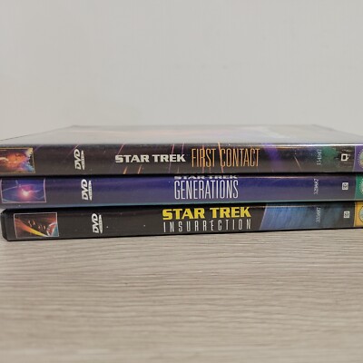 Star Trek The Next Generations Movies DVDs Nemesis Insurrection
