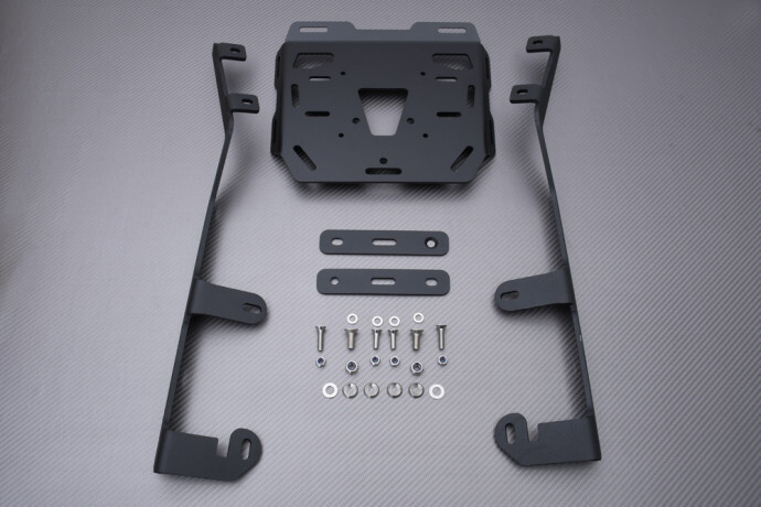 Support top case noir pour Honda NC700X de 2012 à 2014 en acier robuste