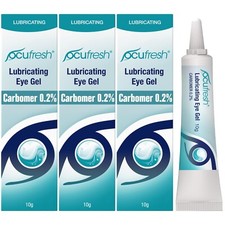 Ocufresh Carbomer 0.2% Lubricating Eye Gel - Dry, Tired, Red Eyes - 10g X 3 PACK