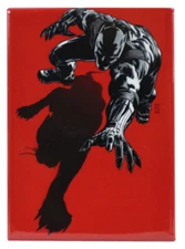 Black Panther Refrigerator Magnet Patrick Zircher Art. Marvel Comics New