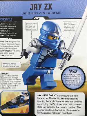 Lego Ninjago Mini Figure Collection Series Jay ZX Njo047 Lego Ninjago Mini Figure Collection Series Jay ZX Njo047