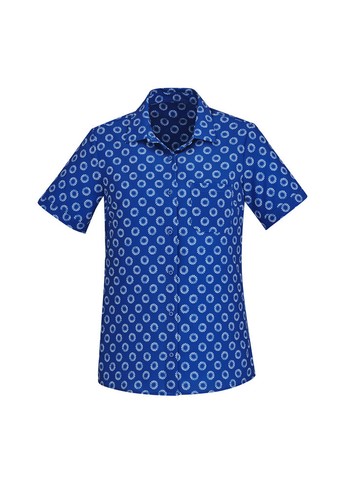 Biz Care Florence Womens Daisy Print Short Sleeve Shirt Lightweight Easy Care - Picture 18 of 23