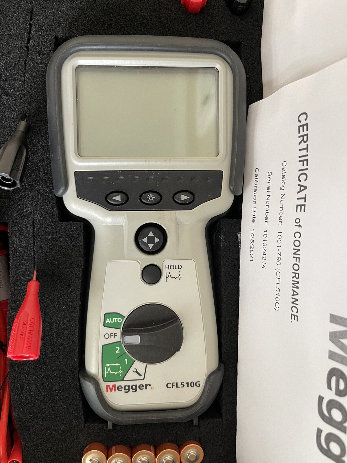 Megger Cfl510g Cable Fault Locater,0-15,000 (SHIPS NEXT DAY)