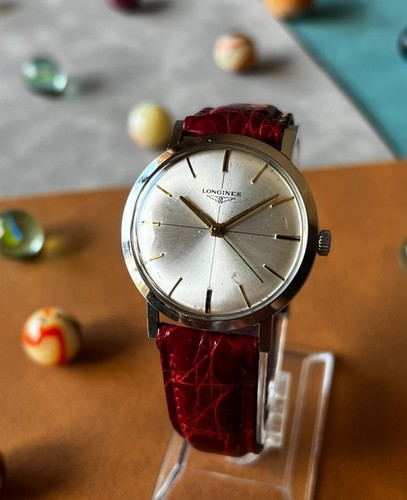 Longines calatrava 7854 calibro 280 17 jewels, steel case Meccanico Vintage - Foto 7 di 15