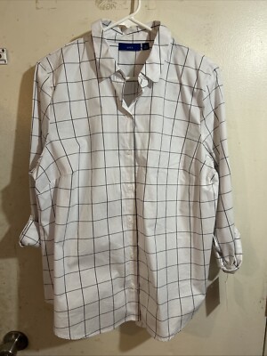 apartment 9 Women s Size XL Roll Sleeve Blouse