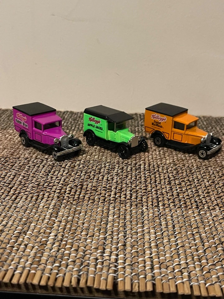 Kellogg's Cereal Matchbox Ford Model A, & Model T Delivery Trucks 1979/1989 - Image 2 of 4
