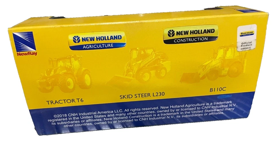 Minicargadora New Holland L230 modelo metal New-Ray 14 Cm Foto 2 de 3