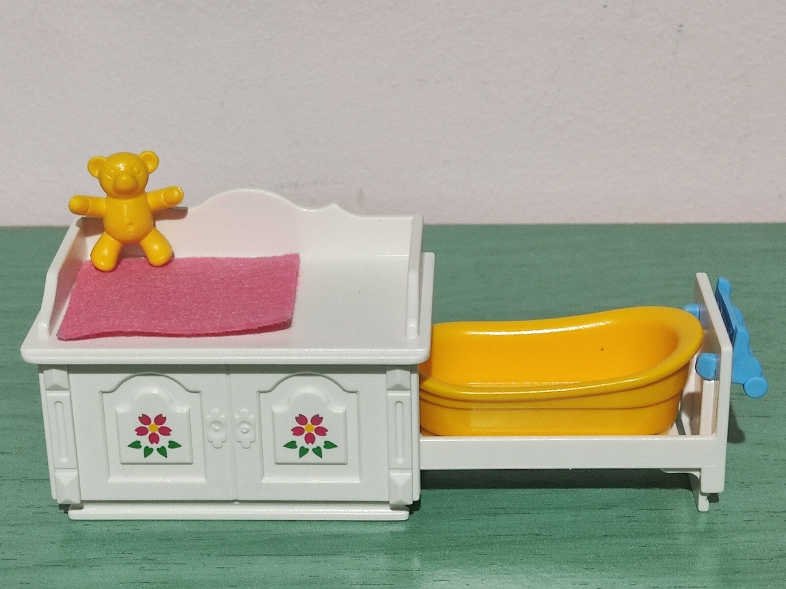 PLAYMOBIL CAMBIADOR BAÑERA BEBE 70893 5313 VICTORIANA SERIE ROSA NUEVO!! MANSION