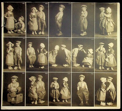 1920's Dutch Children Images To Choose For Making Calendar Prints E J Murphy