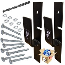 Ancoraggio a Y porta resistente, staffe di sicurezza barricata cancello fissaggi + punta trapano
