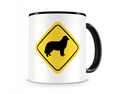 Berner Sennenhund Warnschild Hunde Tasse Kaffeetasse Teetasse Kaffeepott