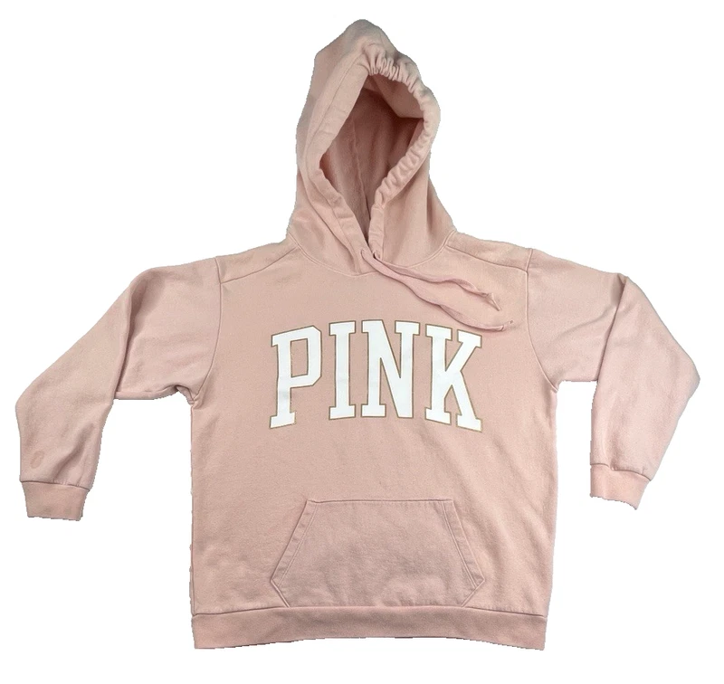 victoria-secret-vs pullover gold glitter logo hoodie