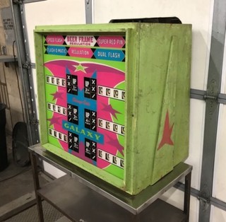 Vintage Chicago Coins GALAXY Puck Bowler Machine Complete Scoreboard Assembly!
