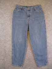 Gitano Jeans Youth 16 Blue Denim Straight High Rise Retro Outdoors Womens 31x29