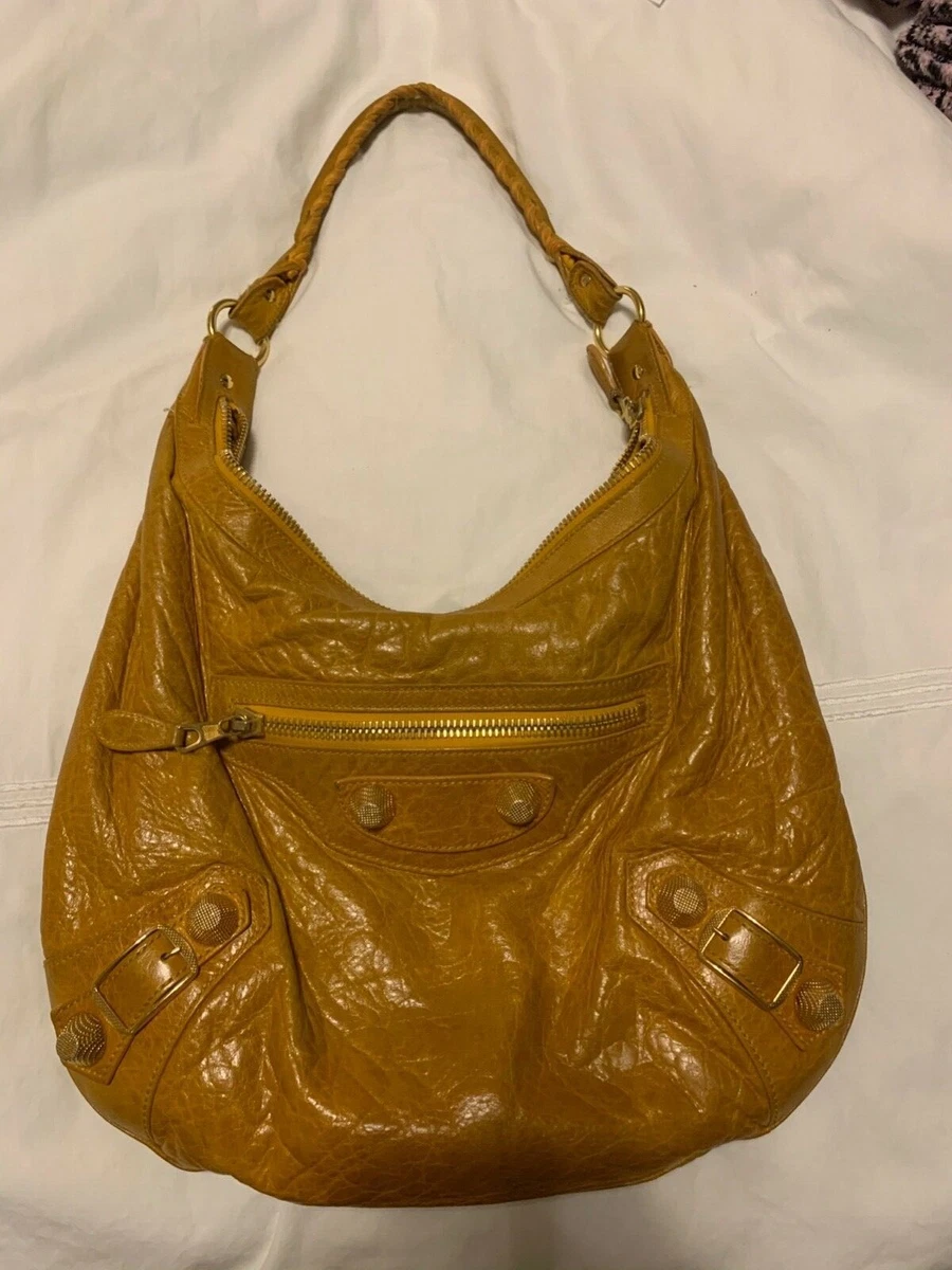 Balenciaga Giant 21 Hobo Day Bag Brown cumin Authentic