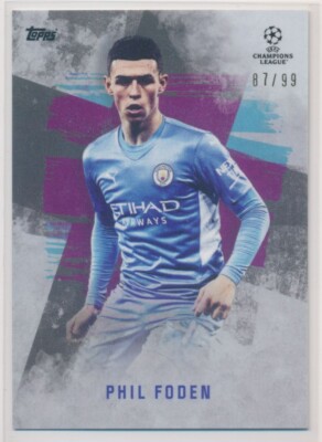 2021-22 Topps x Mason Mount Phil Foden Silver Future Champion Curated set /99